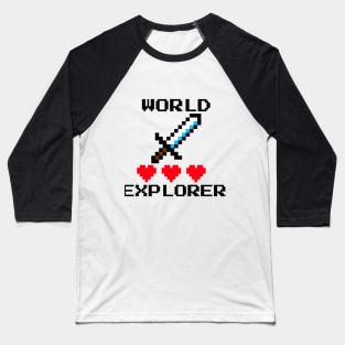 World explorer. Baseball T-Shirt